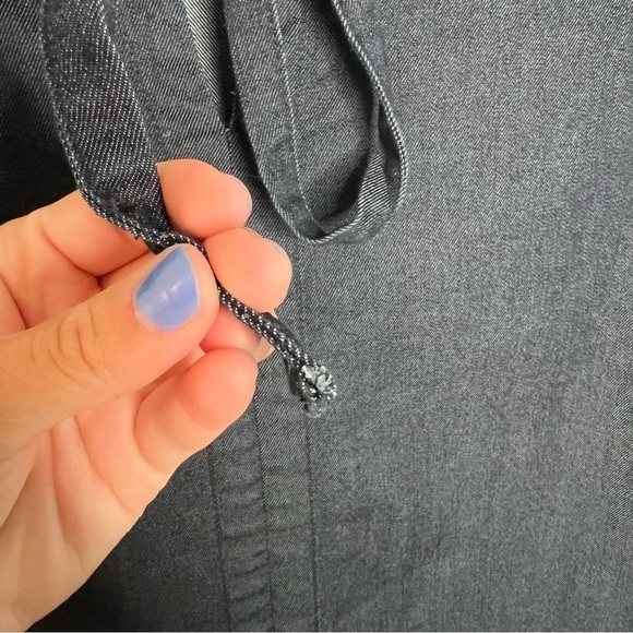 Cuyana Denim Tee Dress blue extra small - Picture 8 of 10